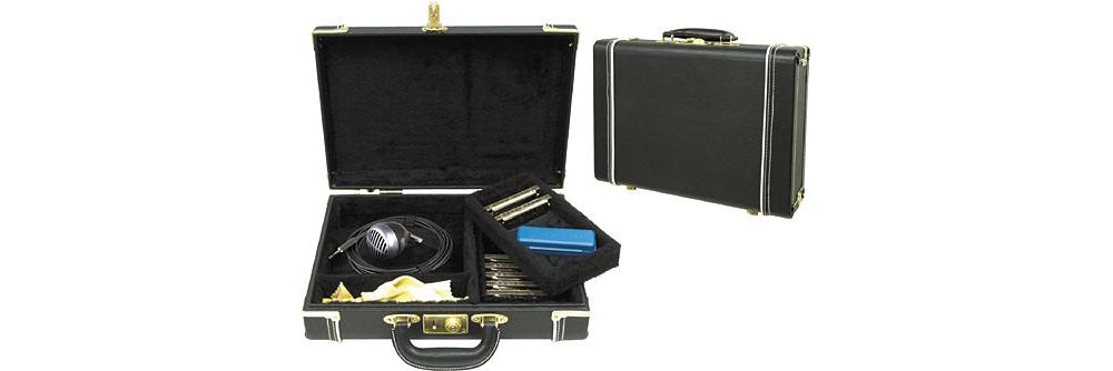 Amazon | Musician's Gear Hardshell Harmonica Case Black